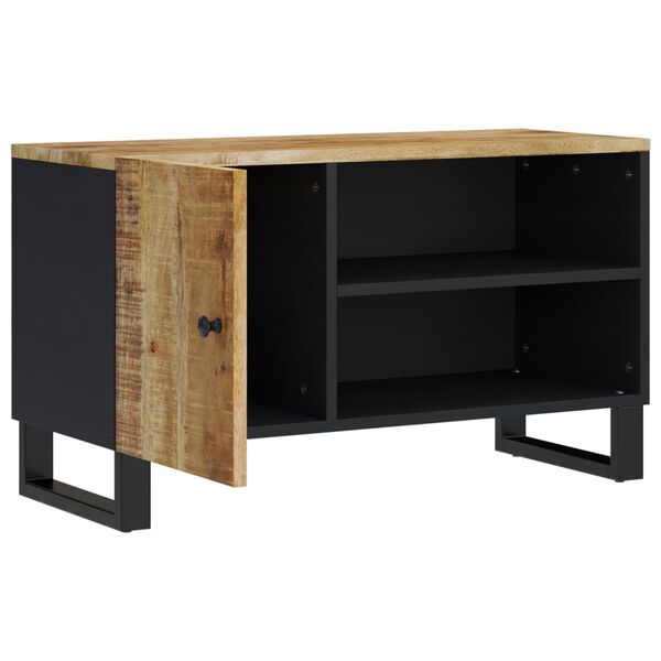 vidaXL Meuble TV 80x33x46 cm bois de manguier et d'ing&eacute;nierie