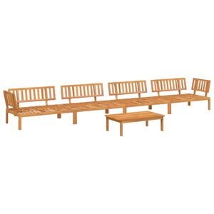 vidaXL Salon palette de jardin 5 pcs bois d'acacia massif
