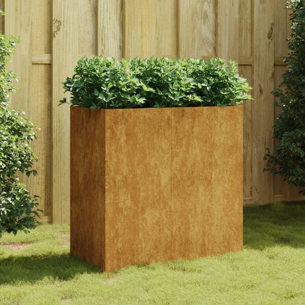 vidaXL Jardini&egrave;re 40x80x80 cm acier corten