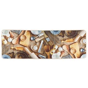 vidaXL Tapis de cuisine multicolore 60x180 cm lavable