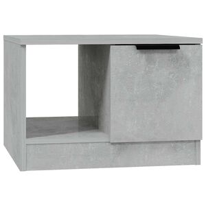vidaXL Table basse gris b&eacute;ton 50x50x36 cm bois d'ing&eacute;nierie