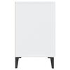 vidaXL Buffet blanc brillant 100x36x60 cm bois d'ing&eacute;nierie