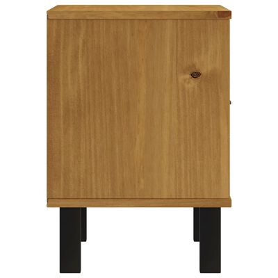 vidaXL Table de chevet FLAM 40x35x50 cm bois de pin massif