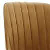 vidaXL Chaises pivotantes &agrave; manger lot de 4 marron velours