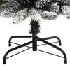 vidaXL Sapin de No&euml;l artificiel Blanc 120 cm PVC, m&eacute;tal et plastique