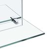 vidaXL Miroir mural avec &eacute;tag&egrave;re 30x30 cm Verre tremp&eacute;