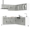 vidaXL Ensemble d'armoires de cuisine 11 pcs Lucca bois d'ing&eacute;nierie