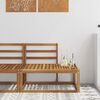 vidaXL Canap&eacute; d'ext&eacute;rieur en bout Naturel 91 x 63 x 73 cm