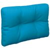 vidaXL Coussins de palette lot de 2 bleu tissu
