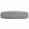 vidaXL Coussin Gris 60 x 40 x 8 cm Tissu Oxford