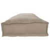 vidaXL Set de coussins de palette 2 pcs Taupe 200 x 40 x 8 cm