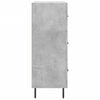 vidaXL Buffet gris b&eacute;ton 69,5x34x90 cm bois d'ing&eacute;nierie