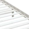vidaXL Cadre de lit sans matelas blanc bois massif 100x200 cm
