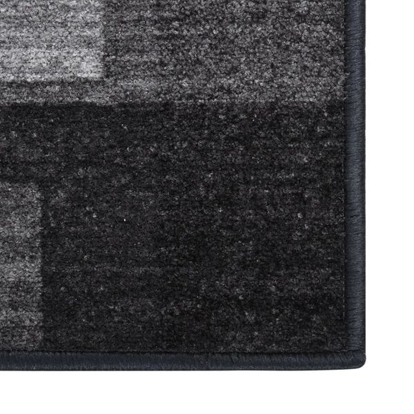 vidaXL Tapis de couloir antid&eacute;rapant Anthracite 67x150 cm