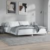 vidaXL Cadre de lit sans matelas blanc 120x200 cm bois ing&eacute;nierie