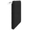 vidaXL Coussin de t&ecirc;te de lit Hanko noir 90 cm velours