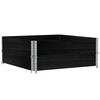 vidaXL Jardini&egrave;re noir 100x100 cm bois massif de pin