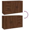 vidaXL Buffet Ch&ecirc;ne marron 100x33x59,5 cm Bois d'ing&eacute;nierie