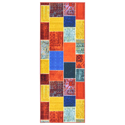 vidaXL Tapis de couloir Multicolore 80x250 cm