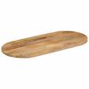 vidaXL Dessus de table 100x40x3,8 cm ovale bois massif de manguier