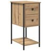 vidaXL Cabinet de chevet ch&ecirc;ne artisanal 32 x 42 x 70 cm