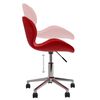 vidaXL Chaise pivotante de salle &agrave; manger Rouge bordeaux Velours