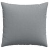vidaXL Coussins de canap&eacute; 2 pcs Gris clair 45 x 45 cm tissu