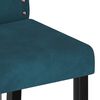 vidaXL Chaises &agrave; manger lot de 6 bleu velours