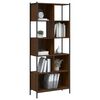 vidaXL Biblioth&egrave;que ch&ecirc;ne marron 72x28x172 cm bois d'ing&eacute;nierie