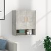 vidaXL Armoire murale Gris b&eacute;ton 60x31x70 cm Bois d'ing&eacute;nierie