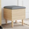 vidaXL Banc de rangement ch&ecirc;ne sonoma 42x42x46 cm bois d'ing&eacute;nierie