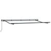 vidaXL Auvent R&eacute;tractable Anthracite 400 x 200 cm tissu