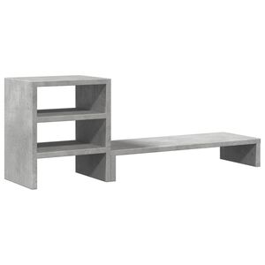 vidaXL Support de moniteur et organisateur de bureau bois d'ing&eacute;nierie