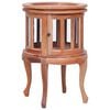 vidaXL Armoire de vitrine Naturel 50x50x76 cm Bois d'acajou massif