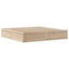 vidaXL Cadre de lit sans matelas 180x200 cm bois massif de pin