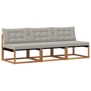 vidaXL 3 Pi&egrave;ce Sofa de milieu ext&eacute;rieur
