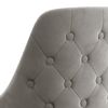 vidaXL Chaises &agrave; manger lot de 4 Gris clair Velours