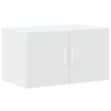 vidaXL Armoire de rangement blanc 70x42,5x225 cm bois d'ing&eacute;nierie