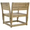 vidaXL Chaise de jardin bois de pin impr&eacute;gn&eacute;
