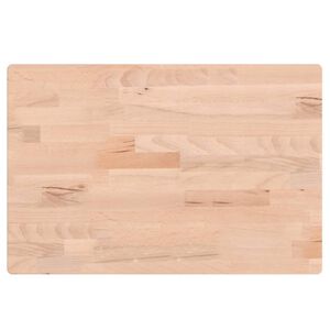 vidaXL Dessus de table 60x40x1,5 cm rectangulaire bois massif de h&ecirc;tre