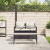 vidaXL Ensemble &agrave; manger de jardin avec coussins 3 pcs Noir