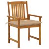 vidaXL Chaises de jardin avec coussins lot de 8 Bois d'acacia solide