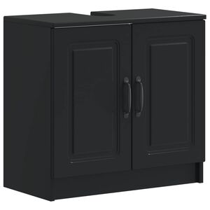 vidaXL Meuble sous Lavabo de Salle de Bain UTRECHT Noir