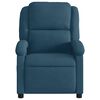 vidaXL Fauteuil inclinable bleu velours