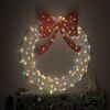 vidaXL Couronne avec 150 LED Multicolore 120 cm Acrylique