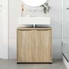 vidaXL Armoire de lavabo de salle de bain Ch&ecirc;ne Sonoma 60 x 30 x 60 cm