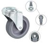 vidaXL 4 pcs Roulettes pivotantes &agrave; trou de boulon 75 mm