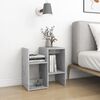 vidaXL Tables de chevet 2pcs gris b&eacute;ton 50x30x51,5cm bois d'ing&eacute;nierie