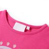 T-shirt pour enfants rose fonc&eacute; 140