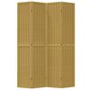 vidaXL Cloison de s&eacute;paration 4 panneaux marron bois paulownia massif